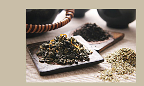 Different loose leaf tea variations.